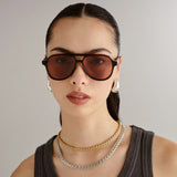 Le Specs Magnanimous Sunglasses - Dark Tort