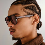 Le Specs Magnanimous Sunglasses - Dark Tort