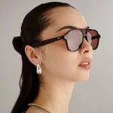 Le Specs Magnanimous Sunglasses - Dark Tort