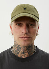 Afends Core Six Panel Cap - Military