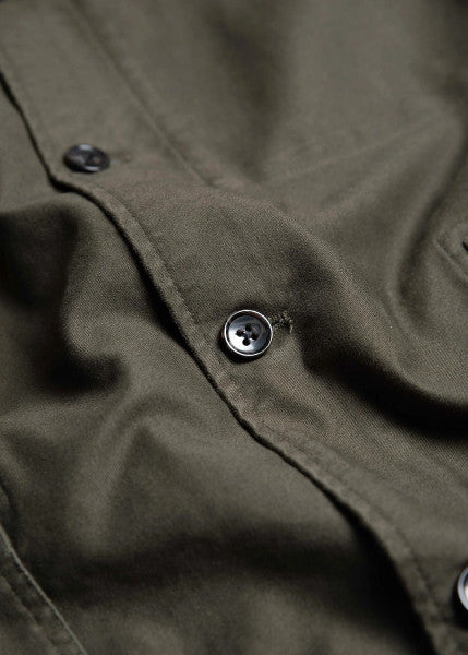 McTavish Moleskin Worker Jacket - Dark Green
