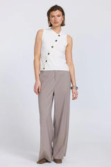 Sovere Astrid Knit Top - Almond