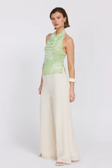 Sovere Flora Mesh Halter - Aloe