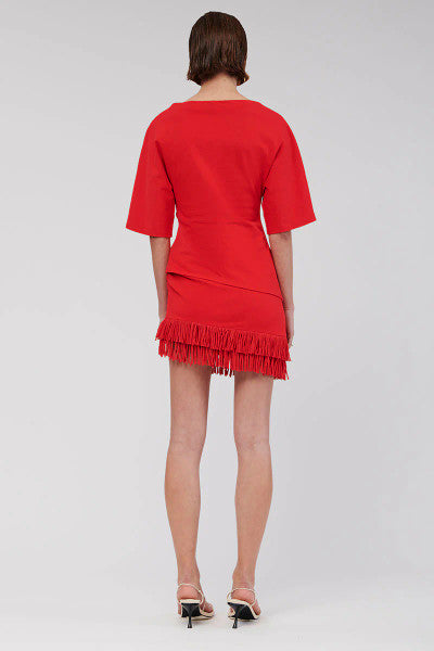 Suboo Carmen Batwing Top - Red