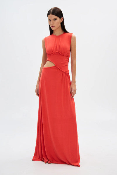 Misha The Sierra Jersey Gown - Grenadine