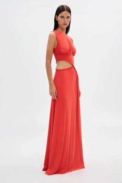 Misha The Sierra Jersey Gown - Grenadine