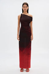 Misha The Nyra Mesh Gown - Venus Print