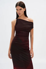 Misha The Nyra Mesh Gown - Venus Print