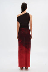 Misha The Nyra Mesh Gown - Venus Print
