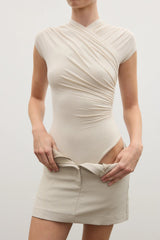 Bayse Amrita Cap Sleeve Bodysuit - Baby