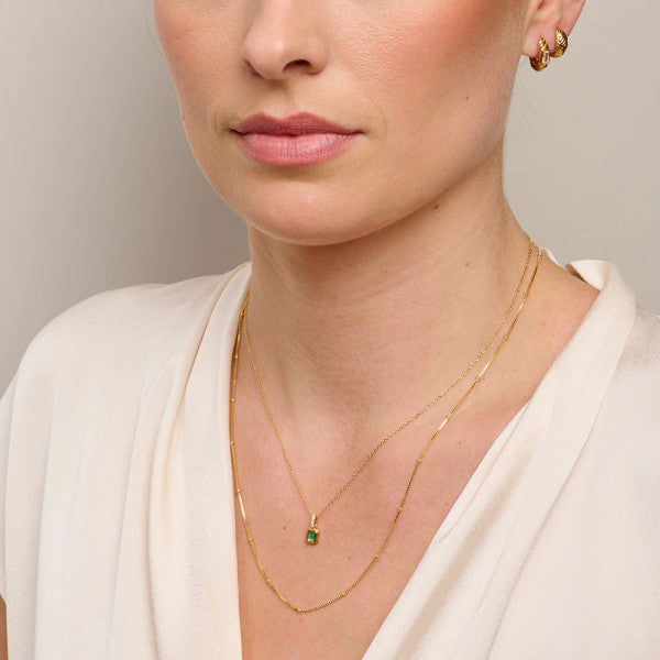 Jolie & Deen Britt Necklace - Gold/Green