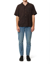 Rolla’s Bowler Seersucker Shirt - Brown