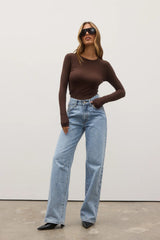 Bayse Nyla Top - Espresso