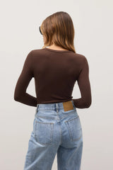 Bayse Nyla Top - Espresso