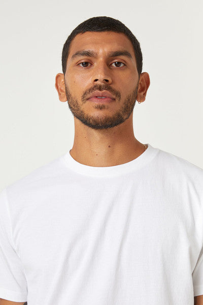 Neuw Organic Band Tee - White