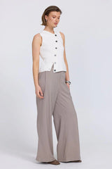 Sovere Astrid Knit Top - Almond