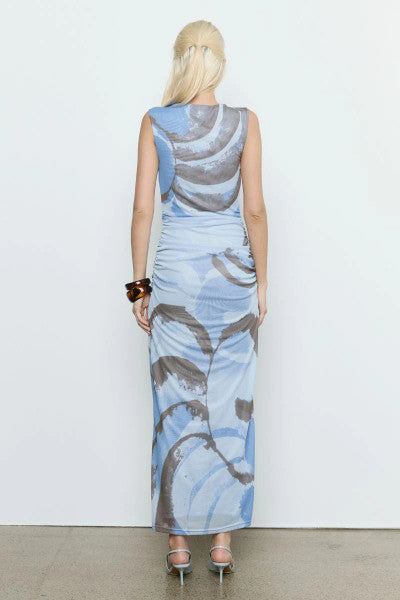 Sovere Whirl Mesh Dress - Slate
