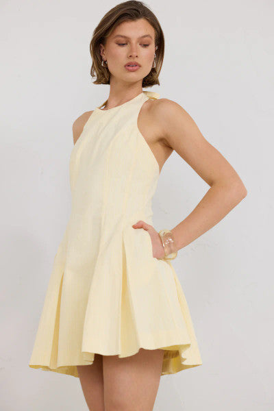 Sovere Reprive Mini Dress - Pannacotta