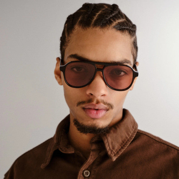 Le Specs Magnanimous Sunglasses - Dark Tort