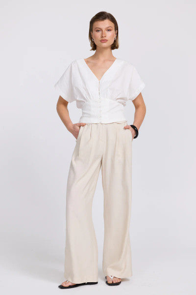 Sovere Versed Top - Chalk