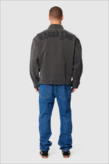 Abrand A6 Toretto Canvas Jacket - Black Magic