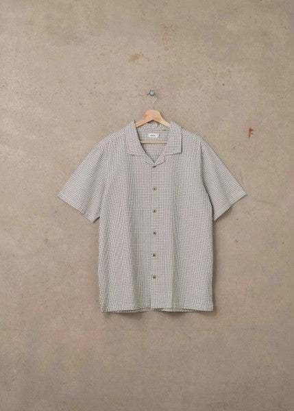 McTavish Camp Collar Shirt - White Multi