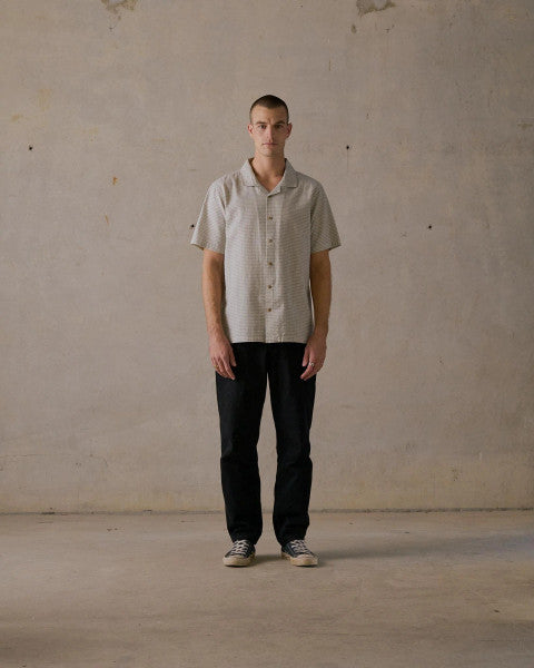 McTavish Camp Collar Shirt - White Multi