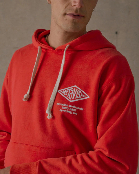 McTavish Diamond Hoodie - Red