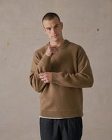 McTavish Reverse Seam Knit - Dark Tan