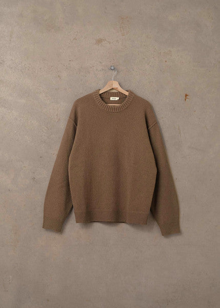 McTavish Reverse Seam Knit - Dark Tan