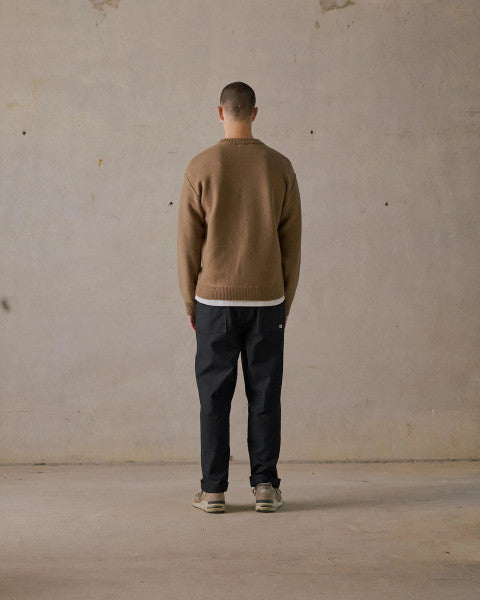 McTavish Reverse Seam Knit - Dark Tan