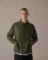 McTavish Moleskin Worker Jacket - Dark Green