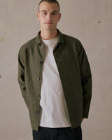 McTavish Moleskin Worker Jacket - Dark Green