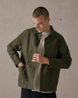 McTavish Moleskin Worker Jacket - Dark Green