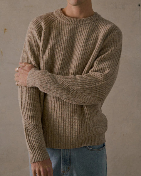 McTavish Fisherman Knit - Light Tan