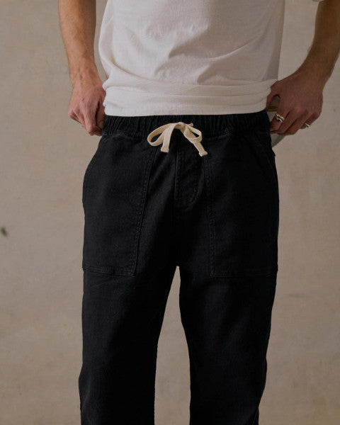 McTavish Brushed Twill Pants - Black