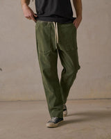 McTavish Brushed Twill Pants - Green