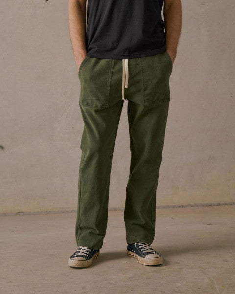 McTavish Brushed Twill Pants - Green