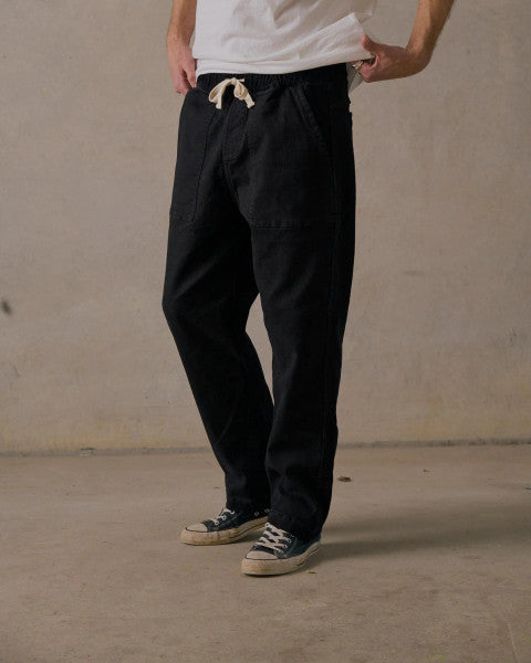 McTavish Brushed Twill Pants - Black