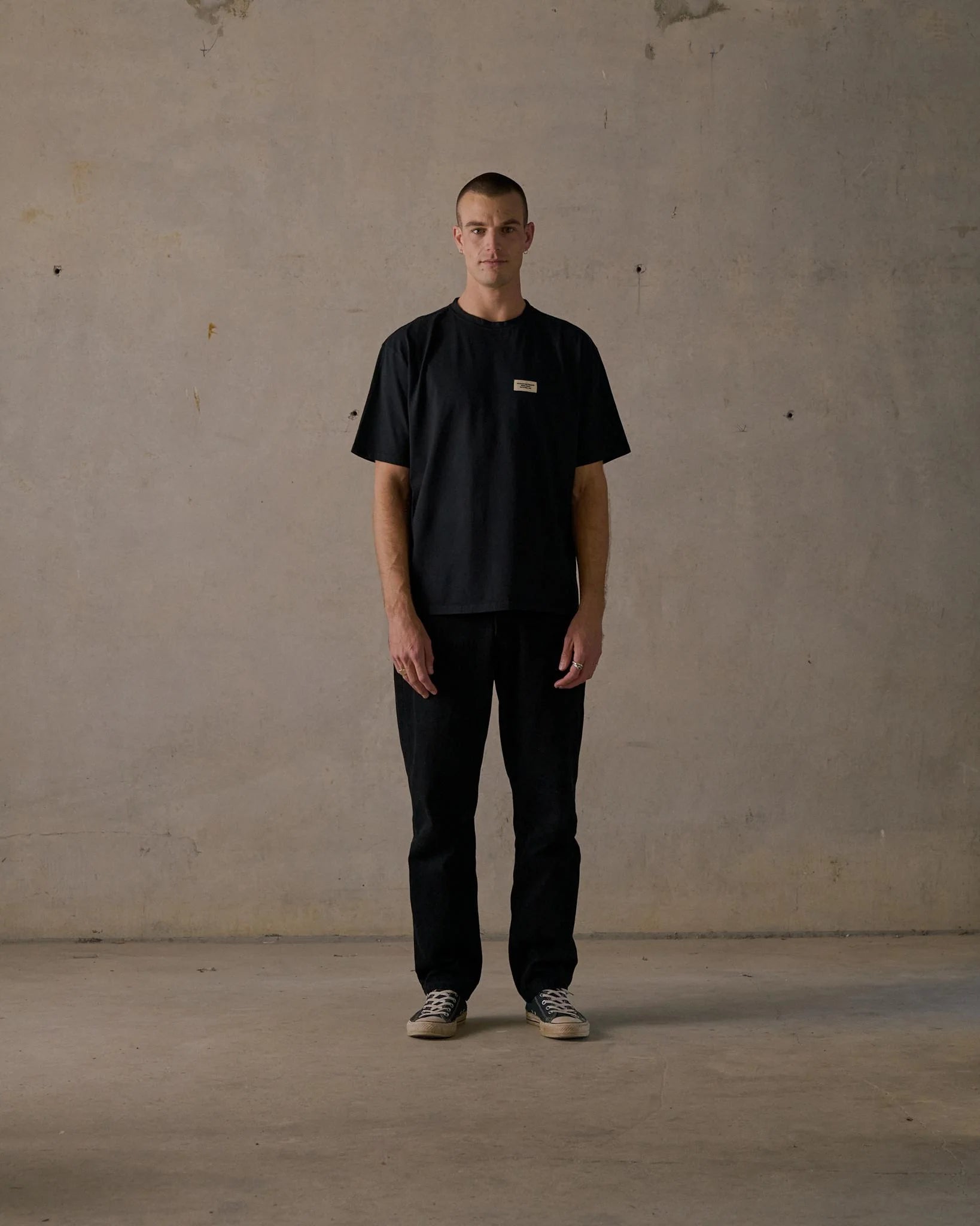 McTavish Boxy Hotline Tee - Black