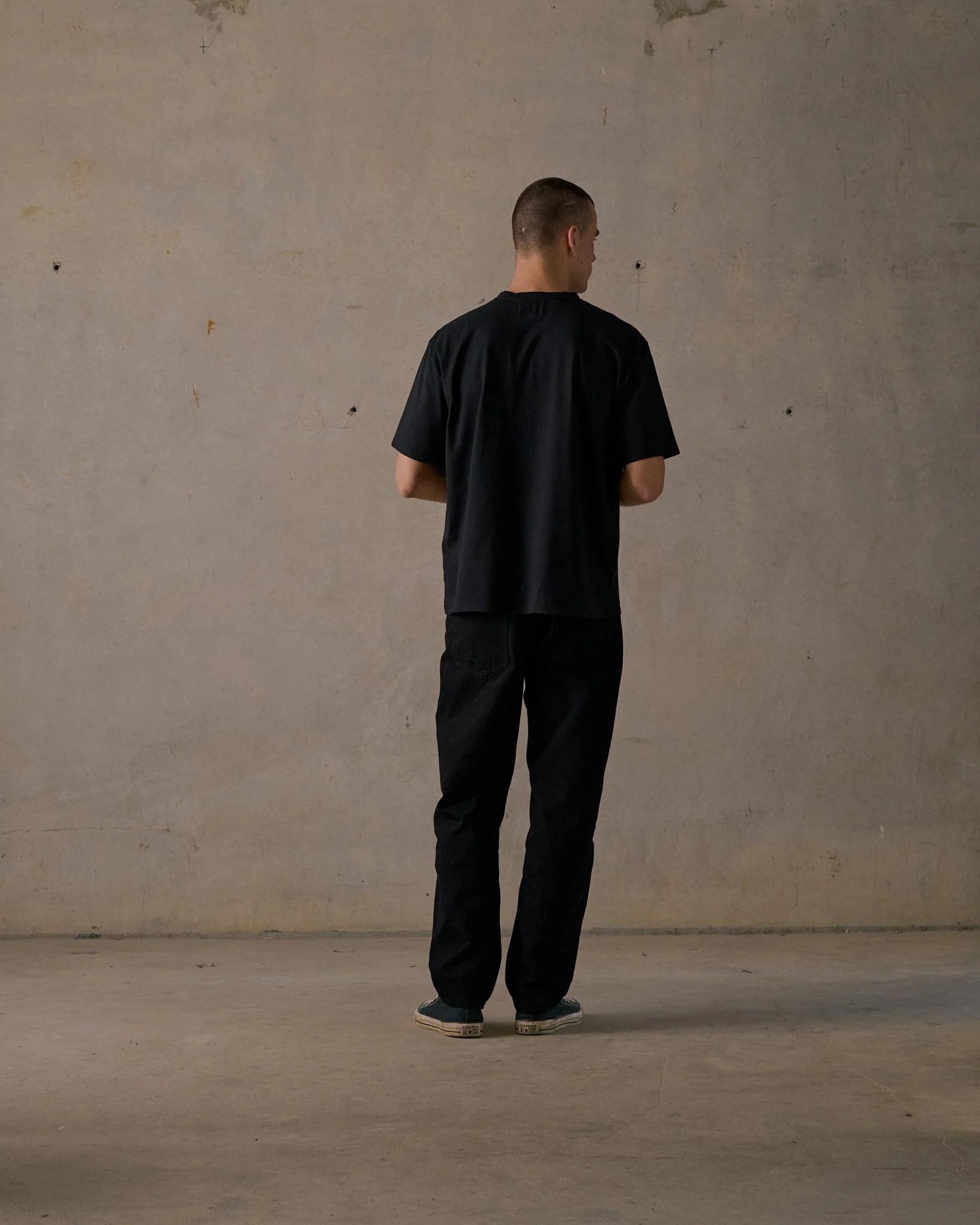 McTavish Boxy Hotline Tee - Black