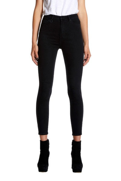 Neuw Marilyn Skinny Ankle  - Blackest Silk