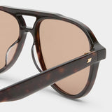 Le Specs Magnanimous Sunglasses - Dark Tort