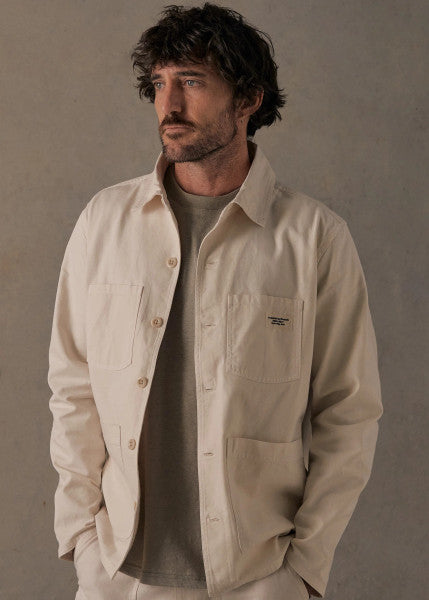 Mctavish Canvas Jacket - Porcelain