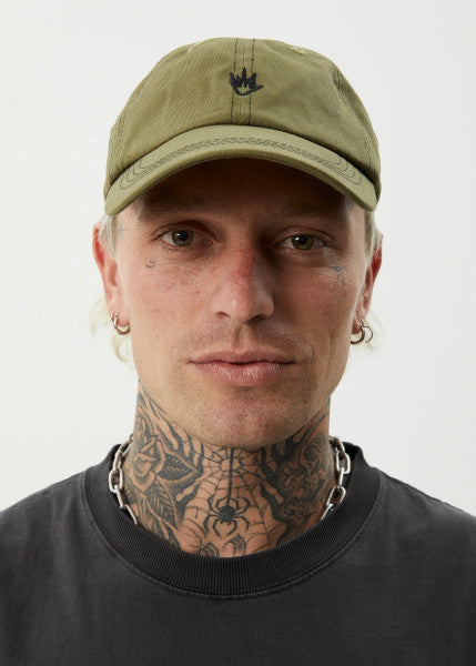 Afends Core Six Panel Cap - Military