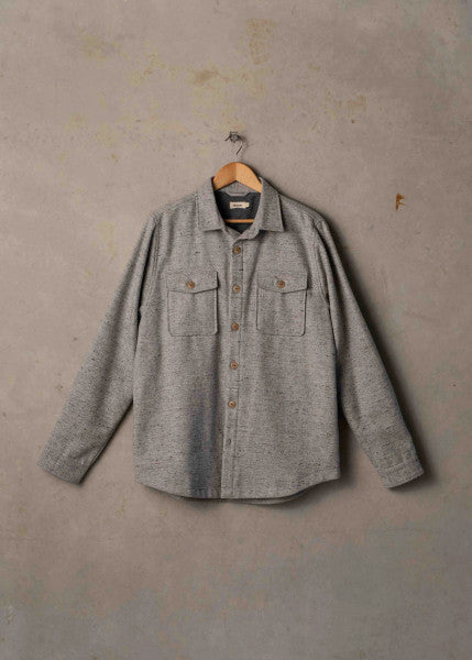 McTavish Lined Flannel Shirt - Grey