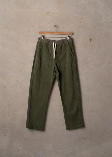McTavish Brushed Twill Pants - Green