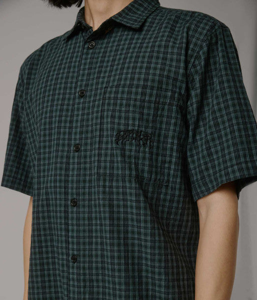Former Manners Check SS Shirt - River