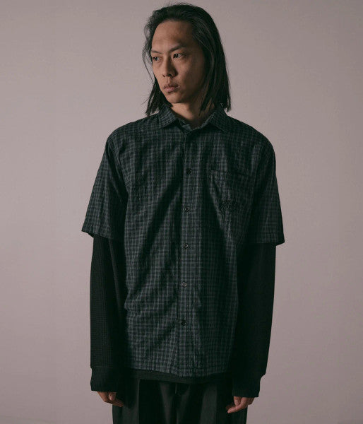 Former Manners Check SS Shirt - River