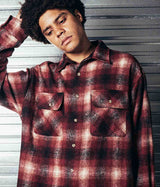 Former Manners Flannel LS Shirt - Red